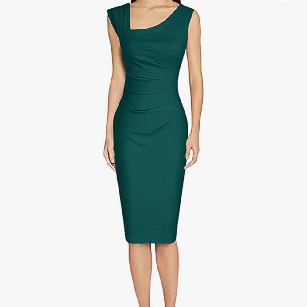 Dark Green Women’s Vintage Dress